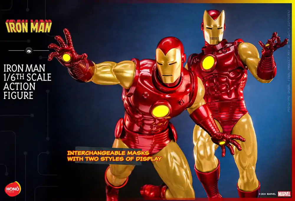 Marvel akcijska figura 1/6 Iron Man 32 cm fotografija proizvoda