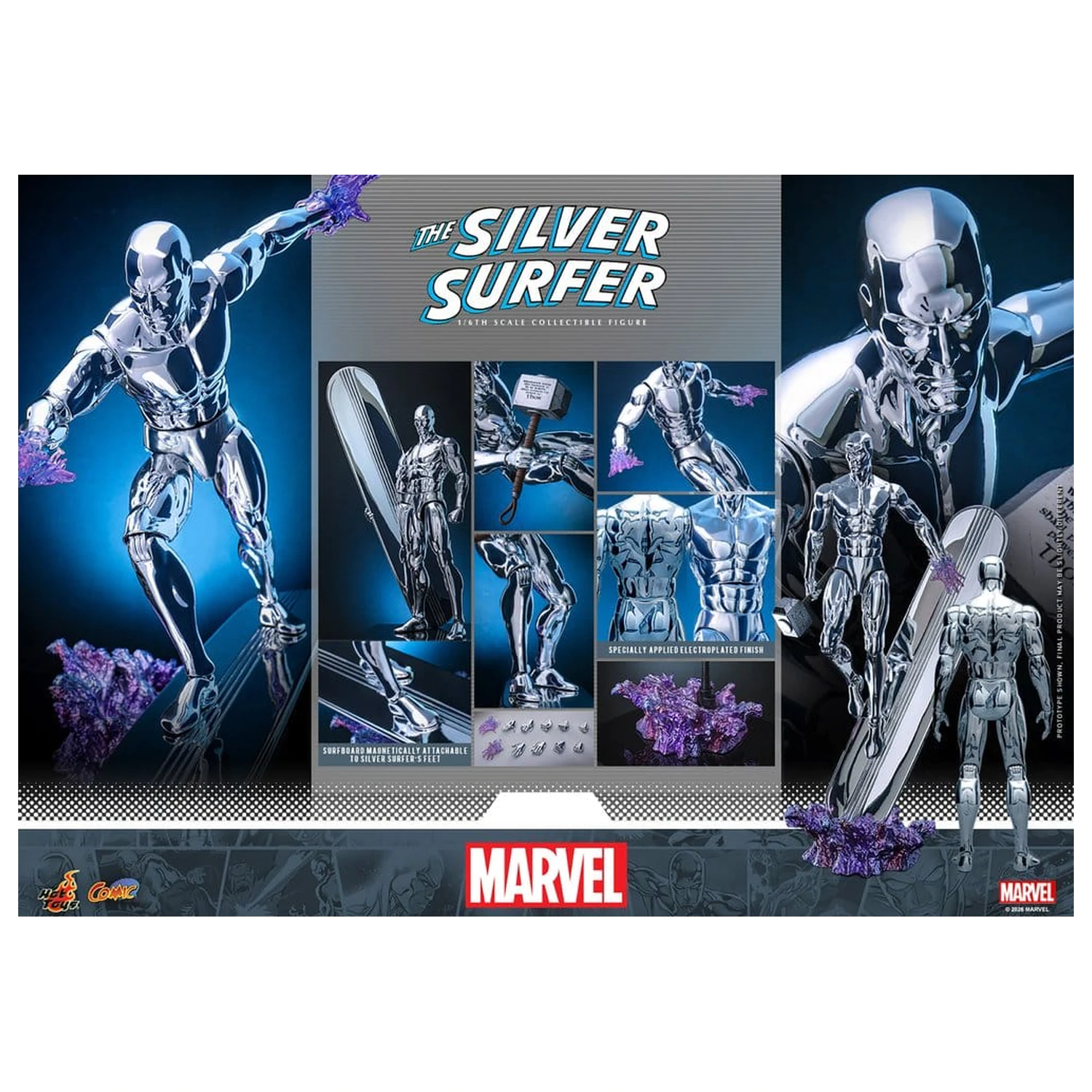 Marvel akcijska figura 1/6 Silver Surfer 32 cm fotografija proizvoda