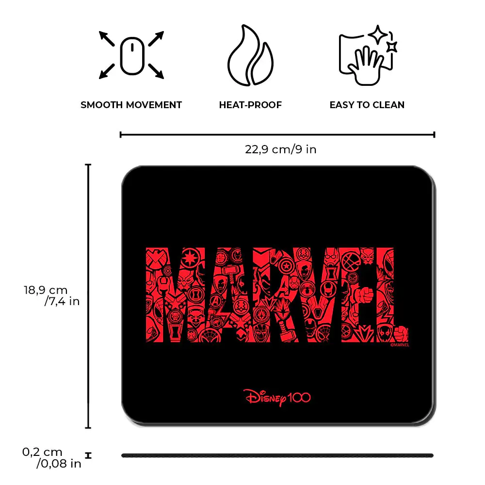 Marvel 100th Anniversary Disney podloga za miš fotografija proizvoda