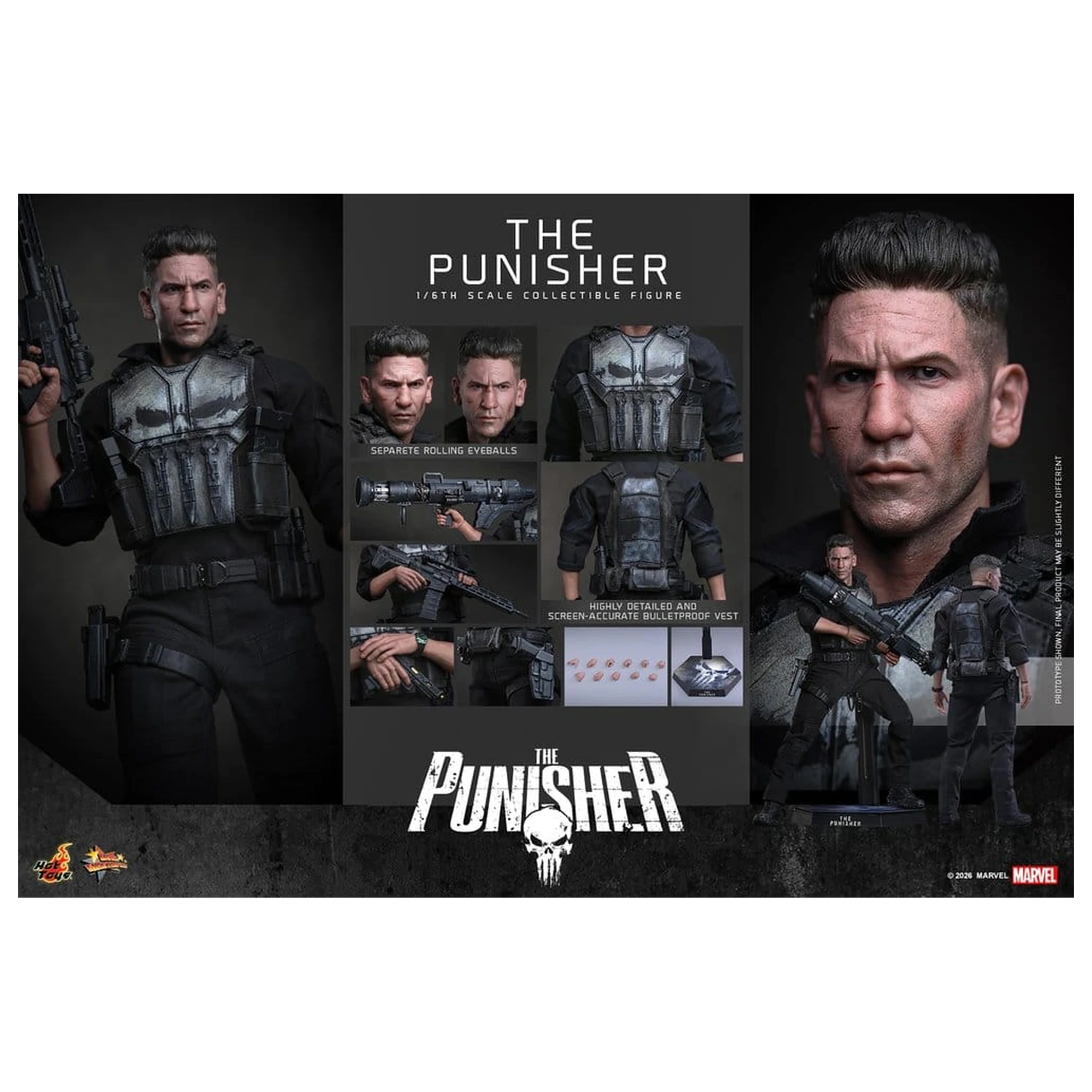 Marvel akcijska figura 1/6 The Punisher 31 cm fotografija proizvoda