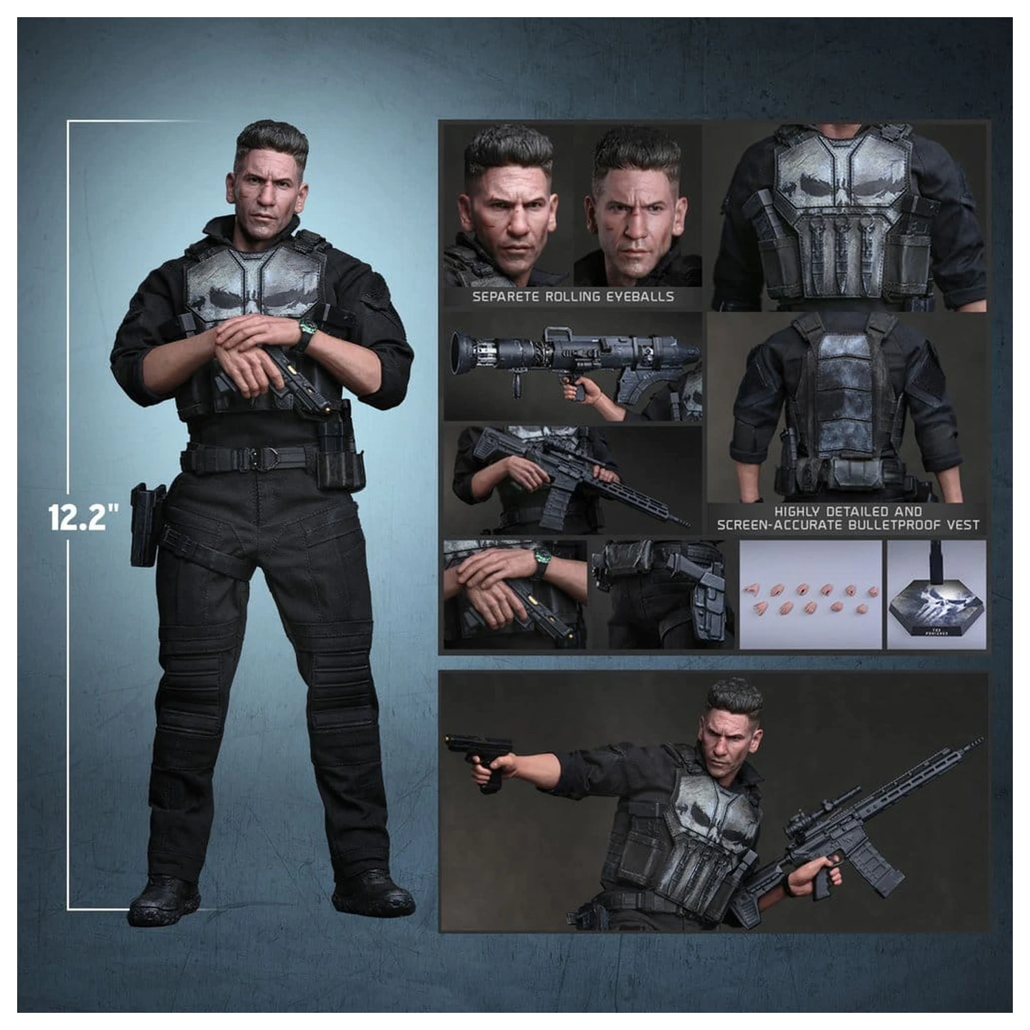 Marvel akcijska figura 1/6 The Punisher 31 cm fotografija proizvoda