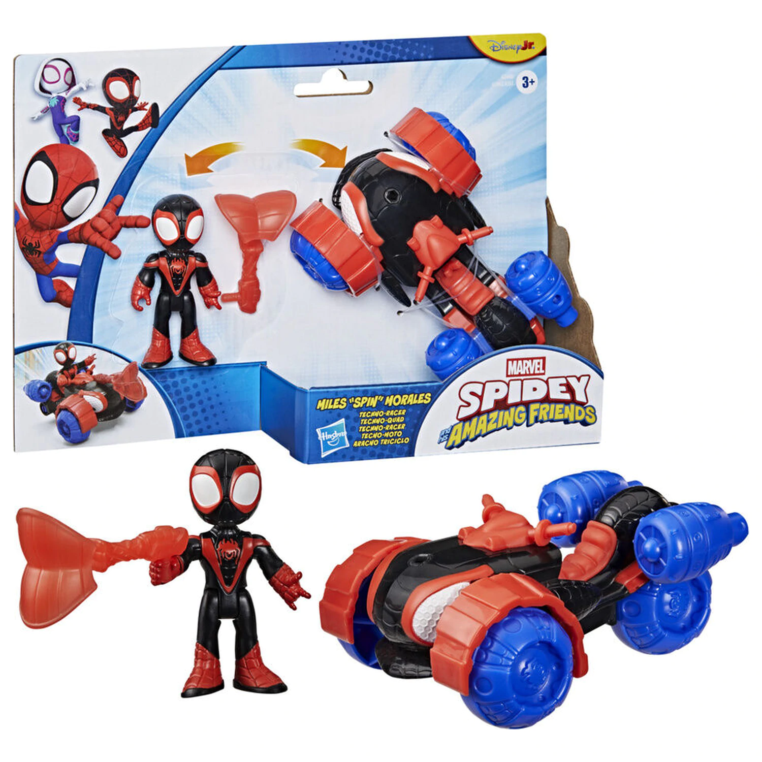 Marvel And His Awesome Friends Spidey Miles Morales figura i vozilo fotografija proizvoda