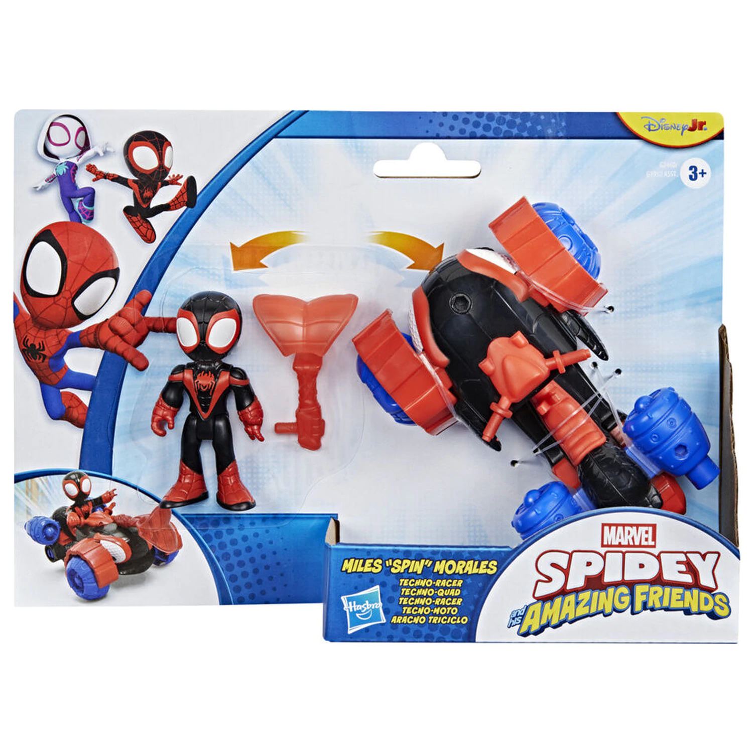 Marvel And His Awesome Friends Spidey Miles Morales figura i vozilo fotografija proizvoda