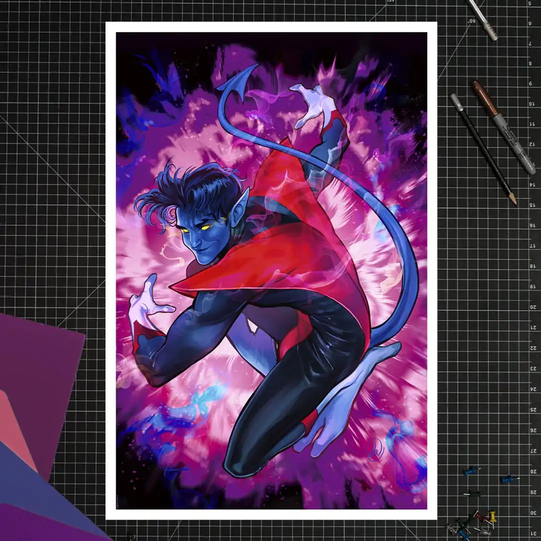 Marvel Art Print Nightcrawler 41 x 61 cm - bez okvira fotografija proizvoda