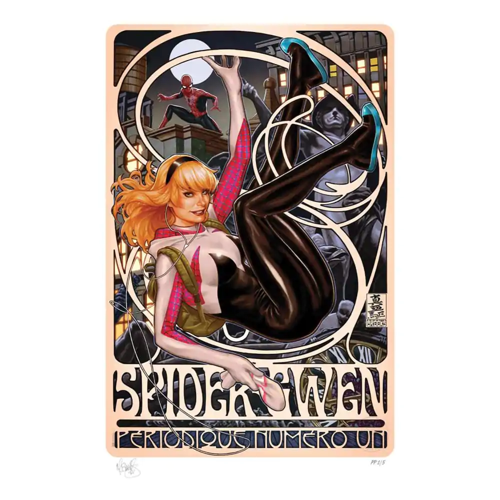 Marvel Art Print Spider-Gwen: Périodique Numéro Un 46 x 61 cm - bez okvira fotografija proizvoda