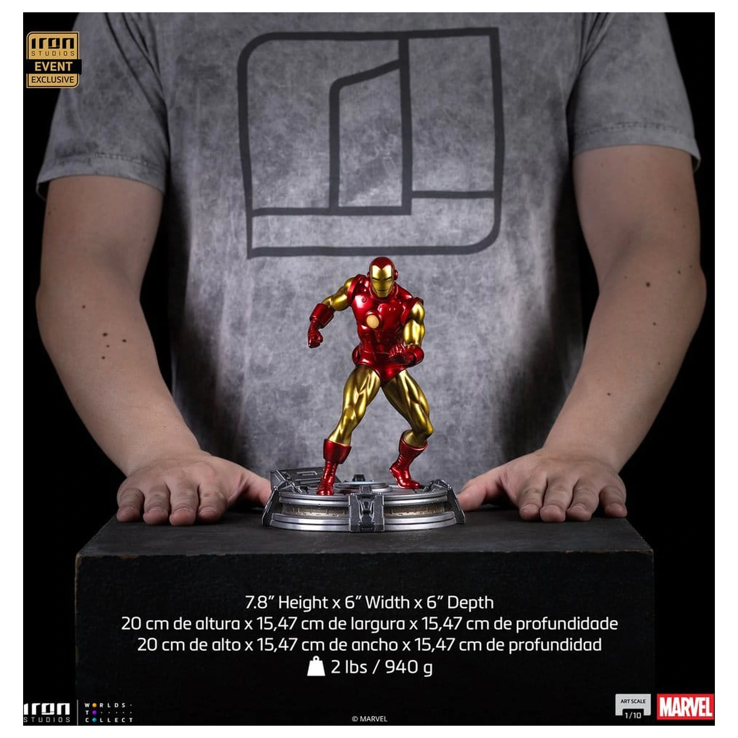 Marvel Art Scale kip 1/10 Iron Man (CCXP Exclusive 2025) 20 cm fotografija proizvoda