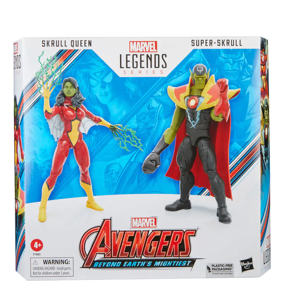 Avengers Marvel Legends Akcijske Figure Skrull Queen & Super-Skrull 15 cm fotografija proizvoda
