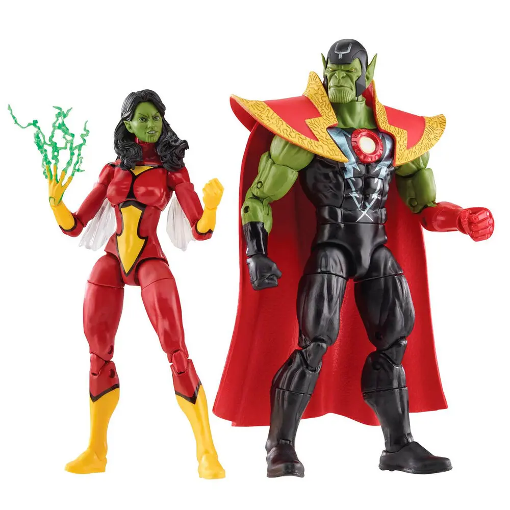 Avengers Marvel Legends Akcijske Figure Skrull Queen & Super-Skrull 15 cm fotografija proizvoda