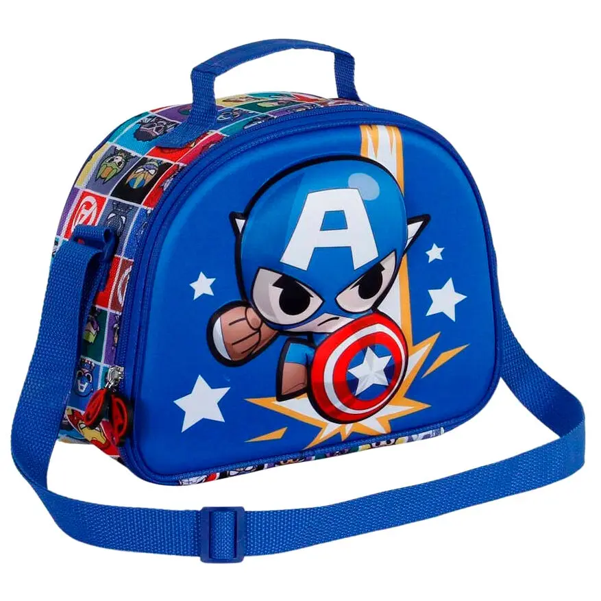 Marvel Avengers Captain America Punch 3D torba za ručak fotografija proizvoda