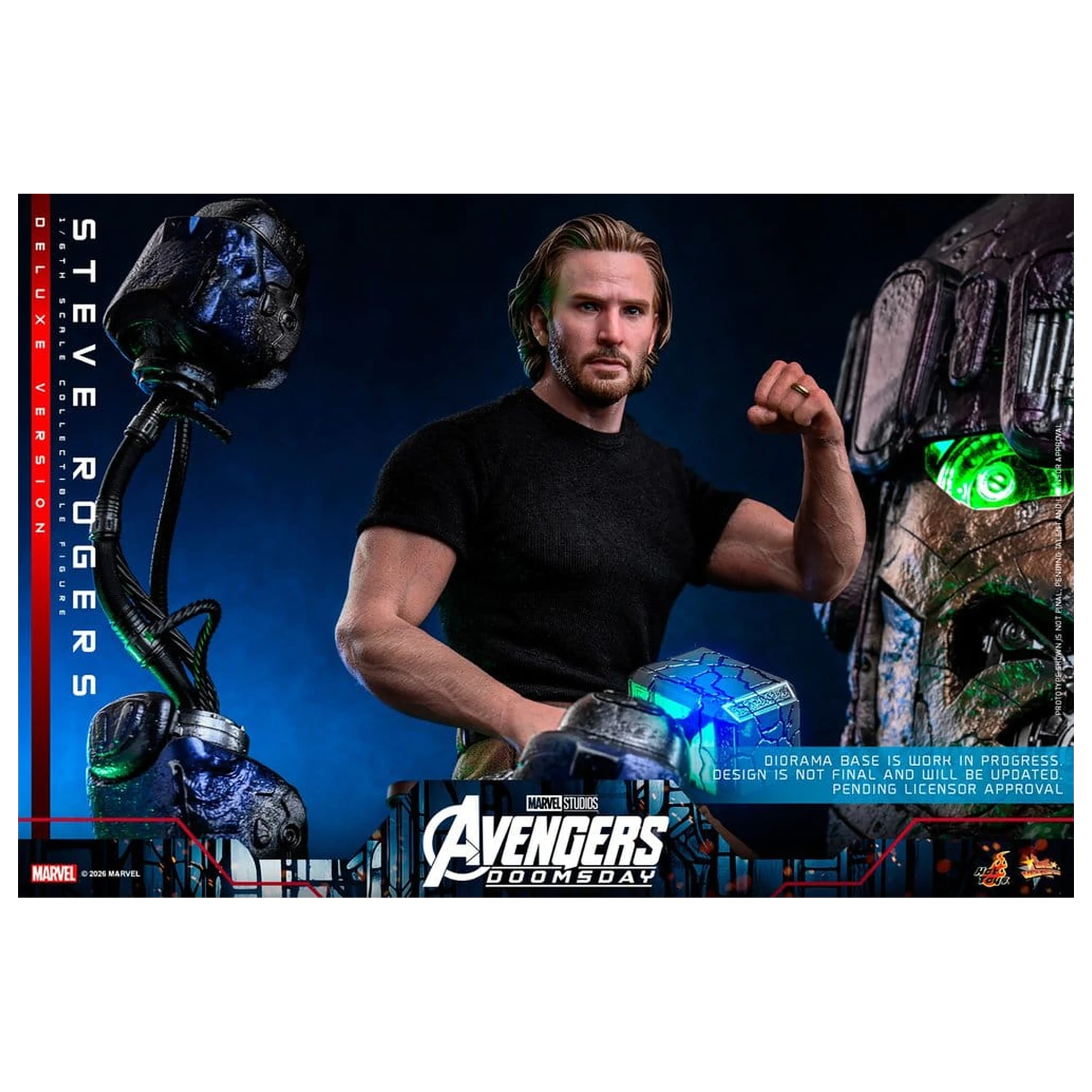 Marvel Avengers: Doomsday Movie Masterpiece akcijska figura 1/6 Steve Rogers (Deluxe verzija) 31 cm fotografija proizvoda