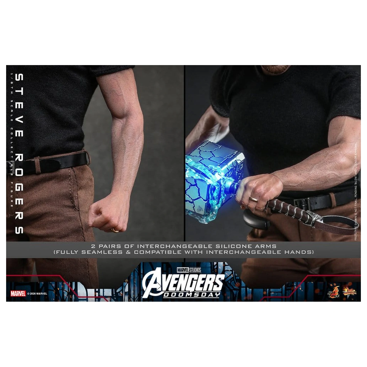 Marvel Avengers: Doomsday Movie Masterpiece akcijska figura 1/6 Steve Rogers (Deluxe verzija) 31 cm fotografija proizvoda