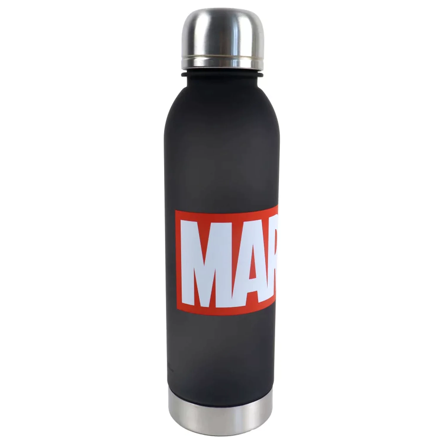 Marvel Crna plastična boca za vodu s navojnim čepom 750 ml fotografija proizvoda