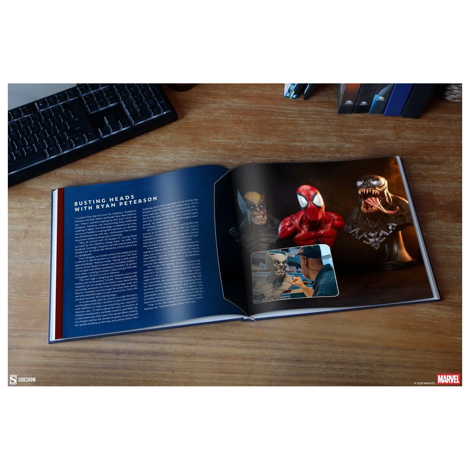 Marvel Book Collecting the Universe: The Art of Sideshow (tvrdi uvez) fotografija proizvoda