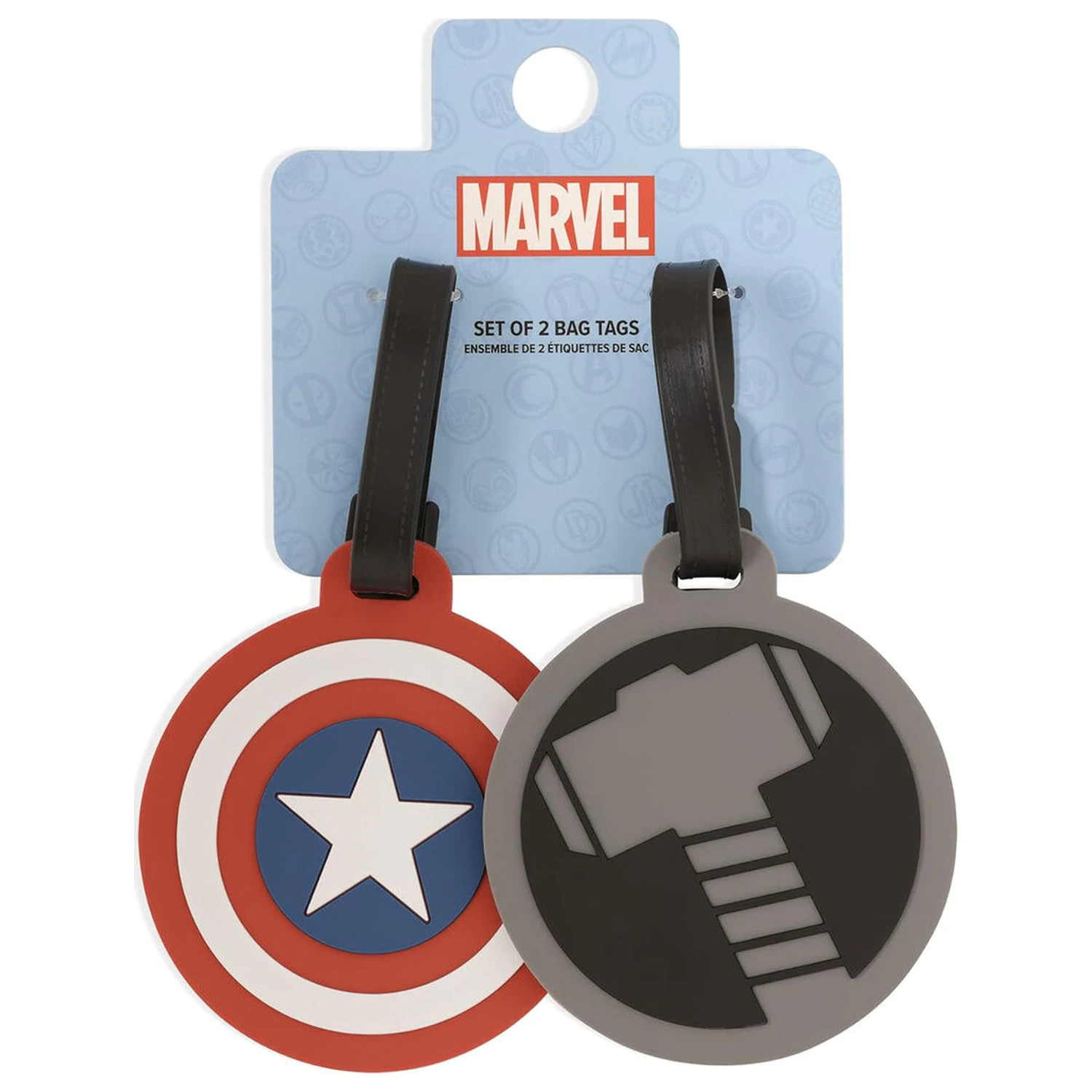 Marvel Avengers set od 2 oznake za prtljagu fotografija proizvoda