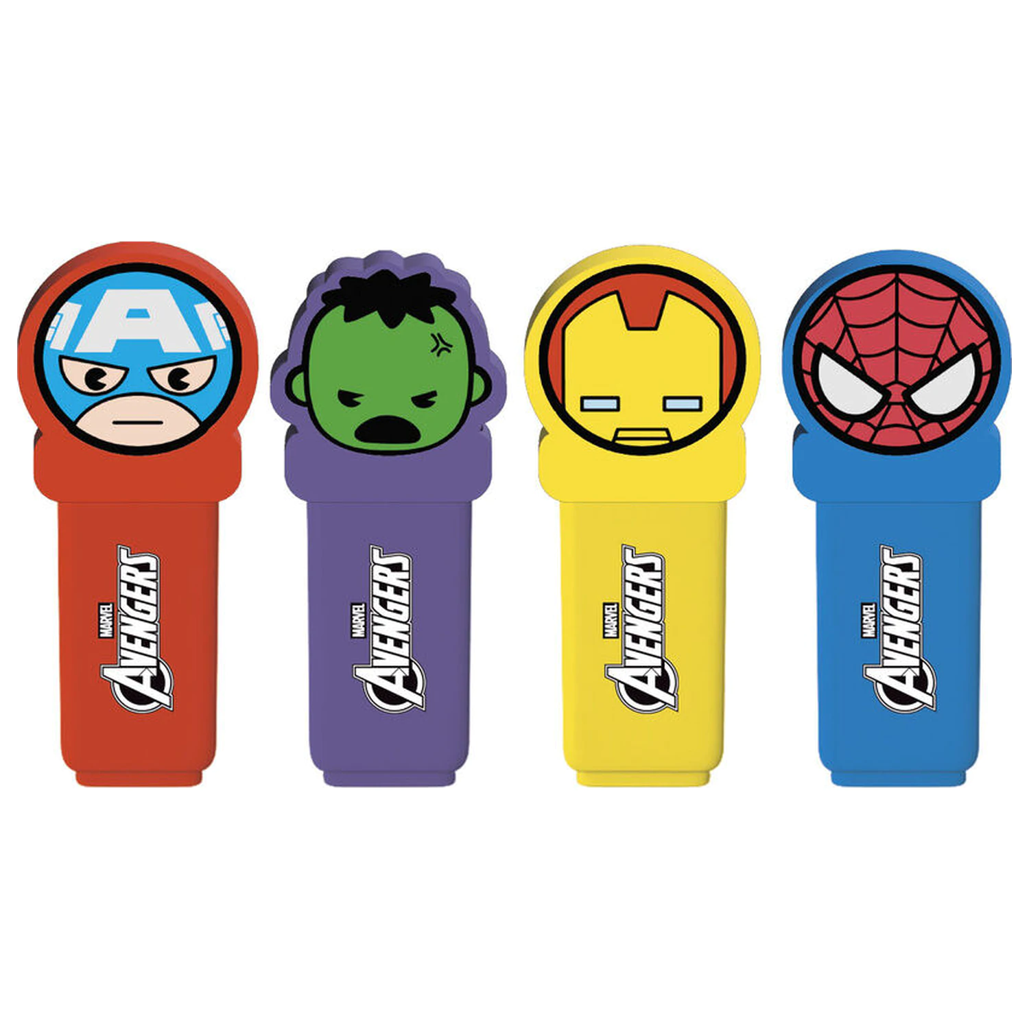 Marvel Avengers set od 4 markera s ukrasnim vrhom fotografija proizvoda