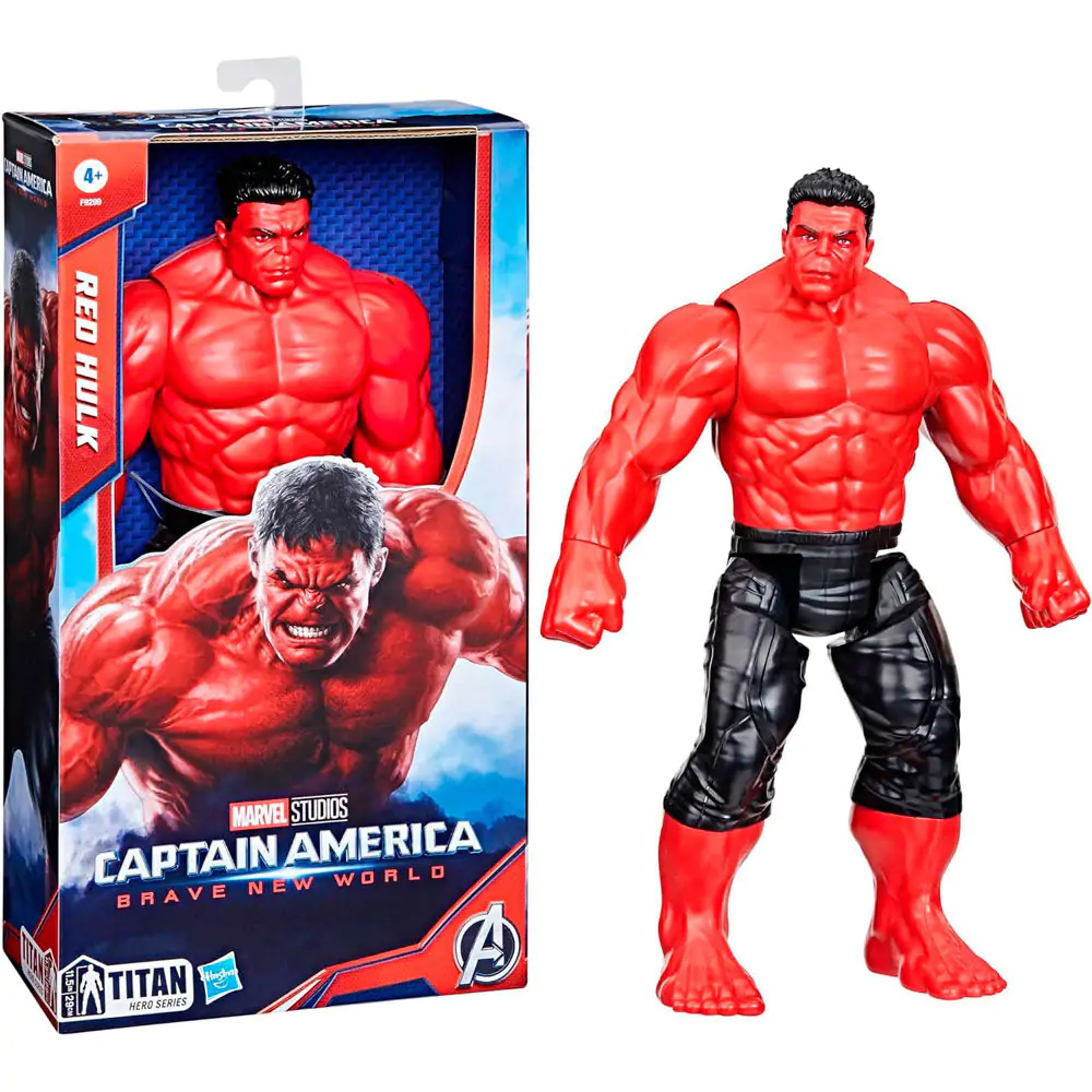 Marvel Avengers Kapetan Amerika Hrabri Novi Svijet Titan Hero Crveni Hulk figura 30 cm fotografija proizvoda