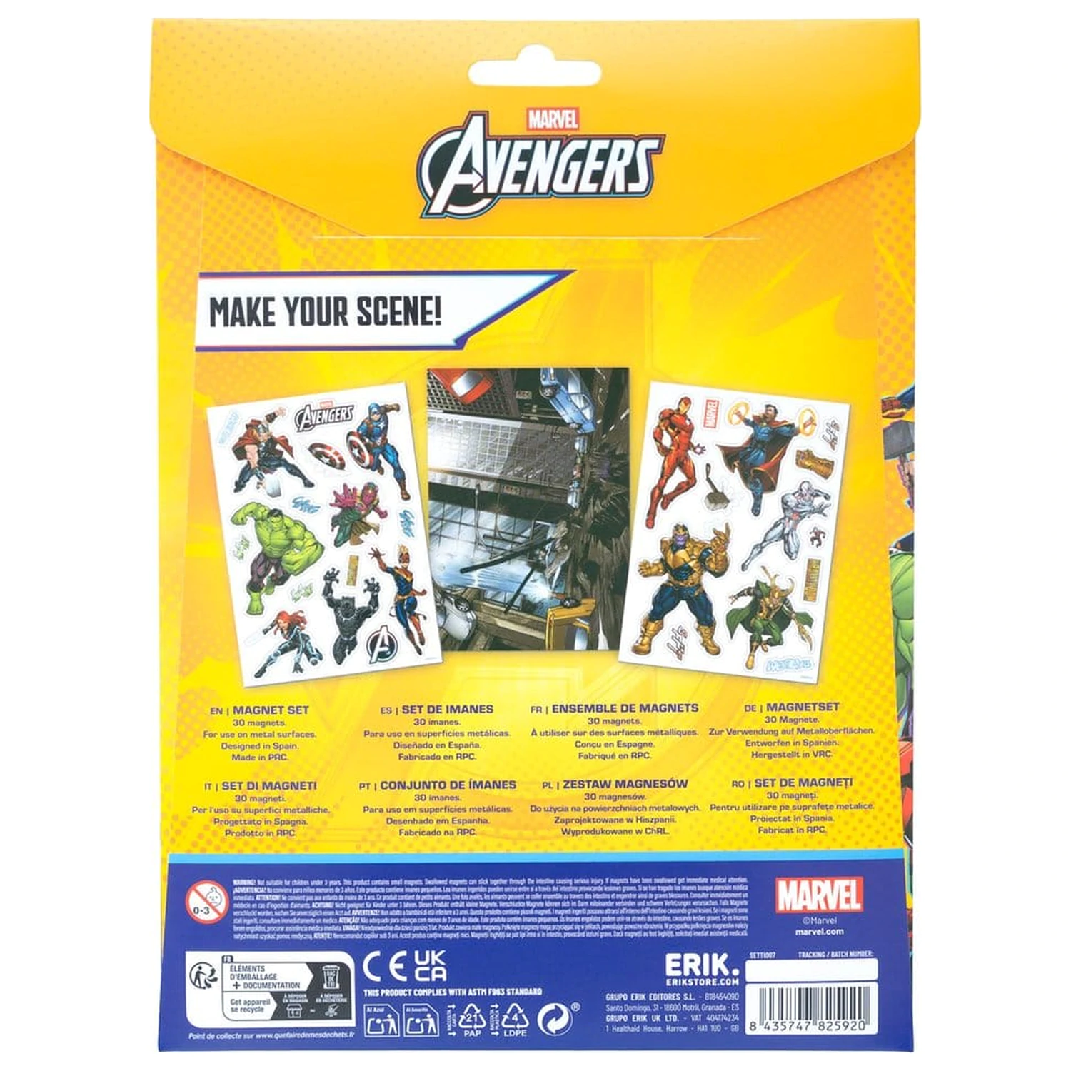 Marvel Die-Cut set magneta Avengers fotografija proizvoda