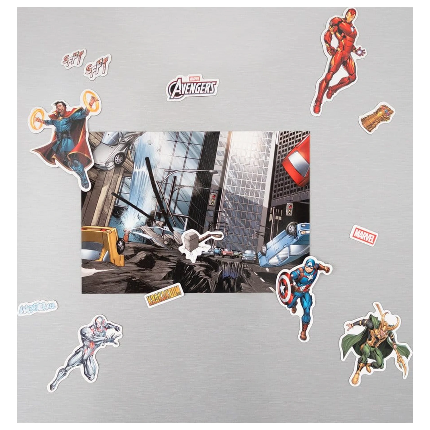 Marvel Die-Cut set magneta Avengers fotografija proizvoda