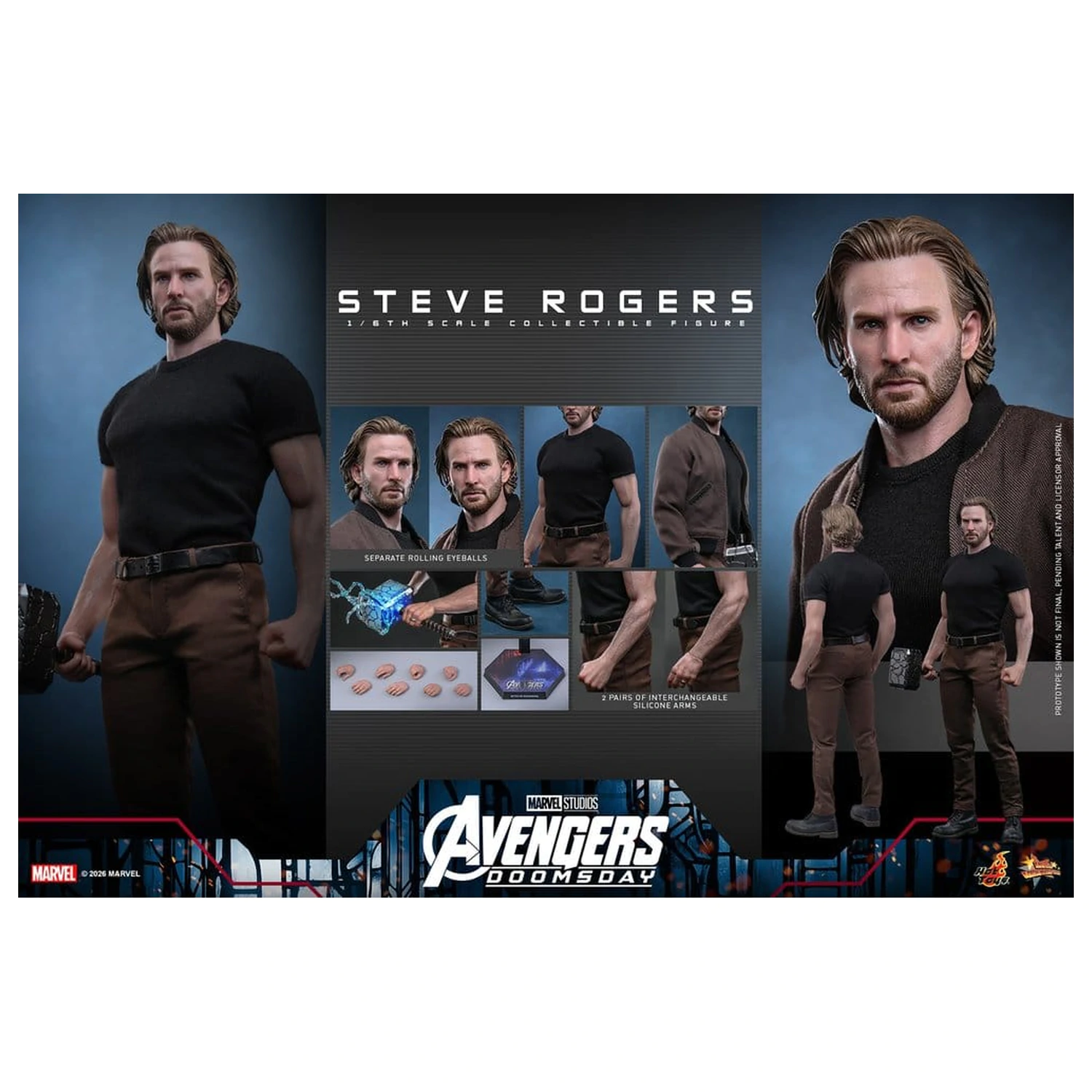 Marvel Avengers: Doomsday Movie Masterpiece akcijska figura 1/6 Steve Rogers 31 cm fotografija proizvoda
