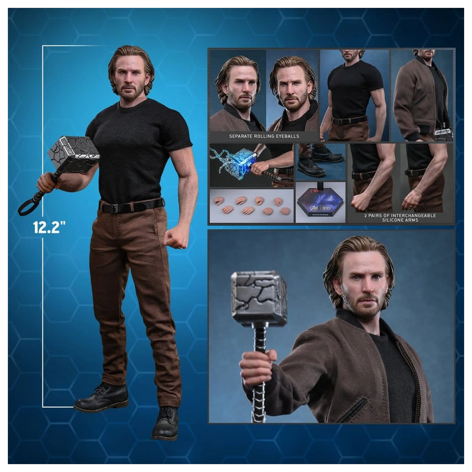 Marvel Avengers: Doomsday Movie Masterpiece akcijska figura 1/6 Steve Rogers 31 cm fotografija proizvoda