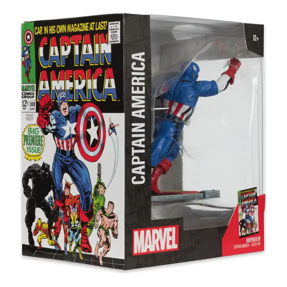 Marvel Collection PVC Kip 1/10 Captain America (Captain America #100) 12 cm fotografija proizvoda