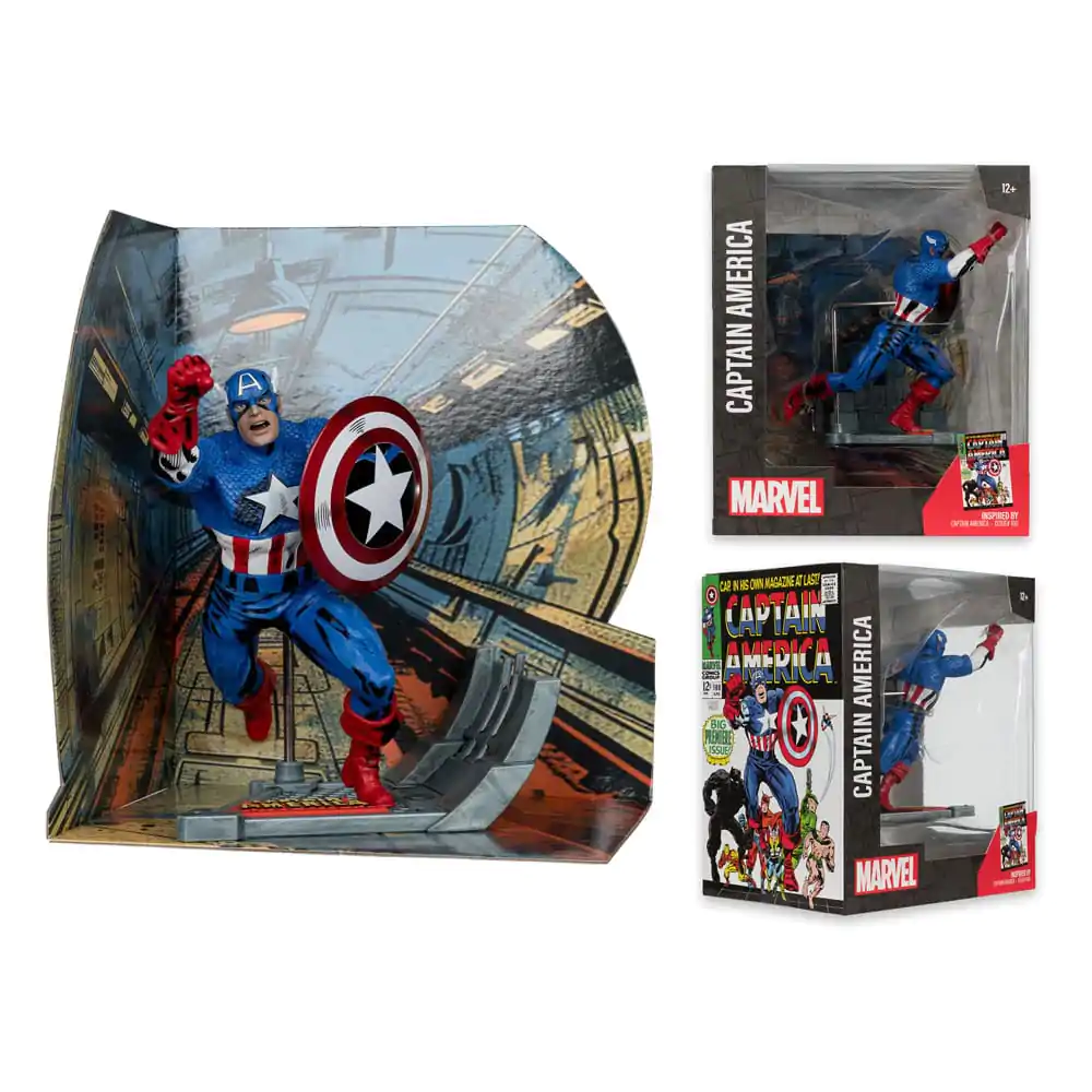 Marvel Collection PVC Kip 1/10 Captain America (Captain America #100) 12 cm fotografija proizvoda