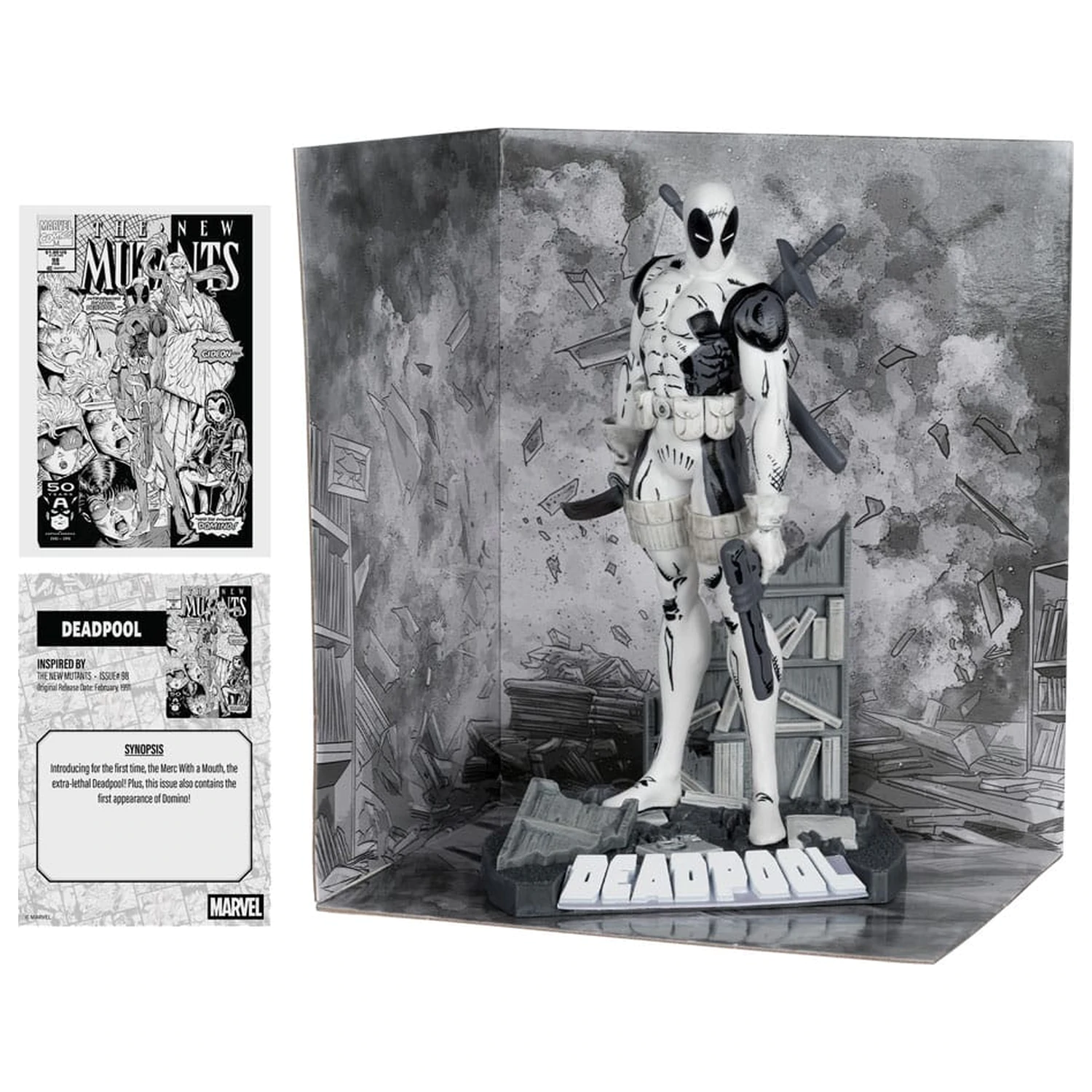 Marvel Collection PVC kip 1/10 Deadpool (The New Mutants #98) (Line Art) (Gold Label) 17 cm fotografija proizvoda