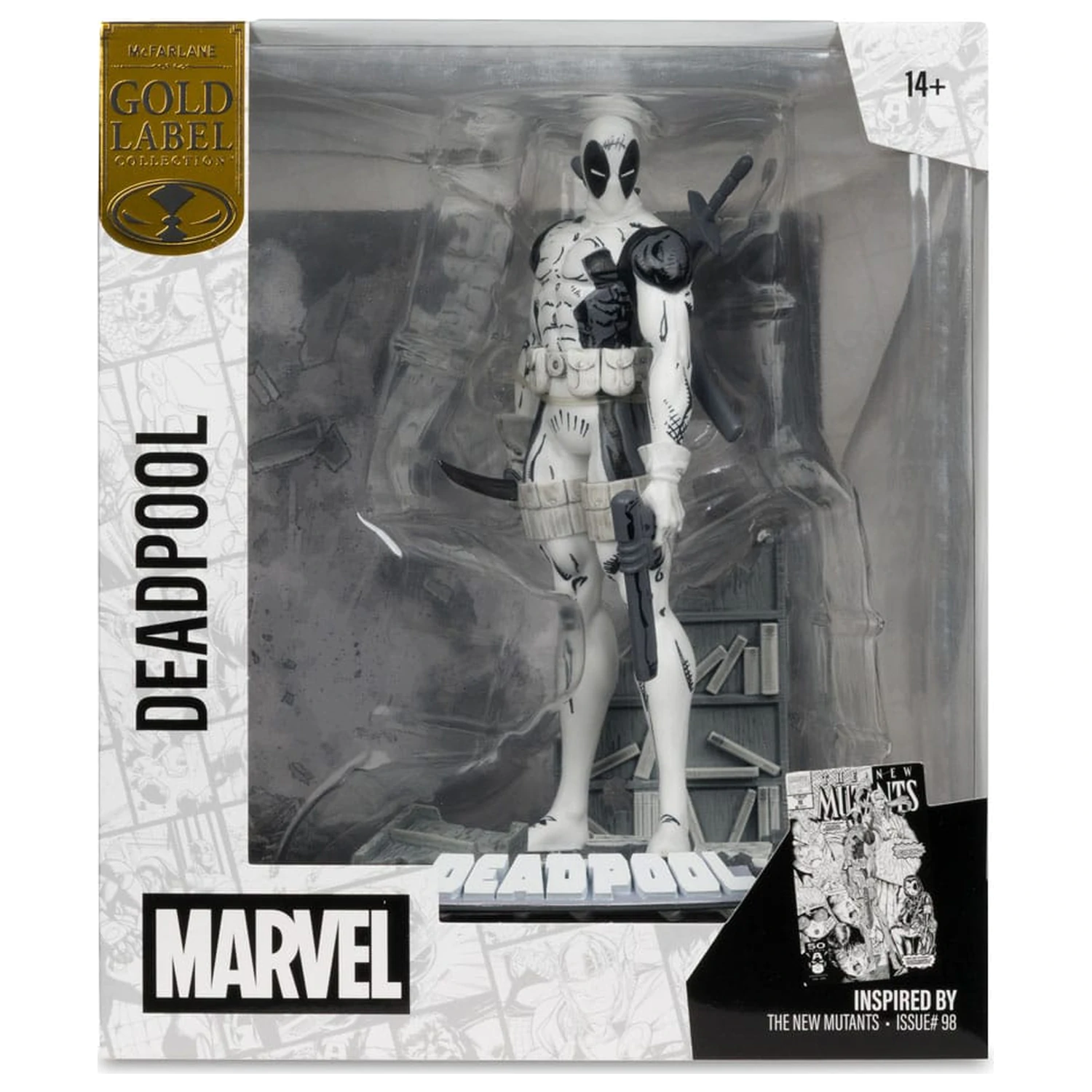 Marvel Collection PVC kip 1/10 Deadpool (The New Mutants #98) (Line Art) (Gold Label) 17 cm fotografija proizvoda