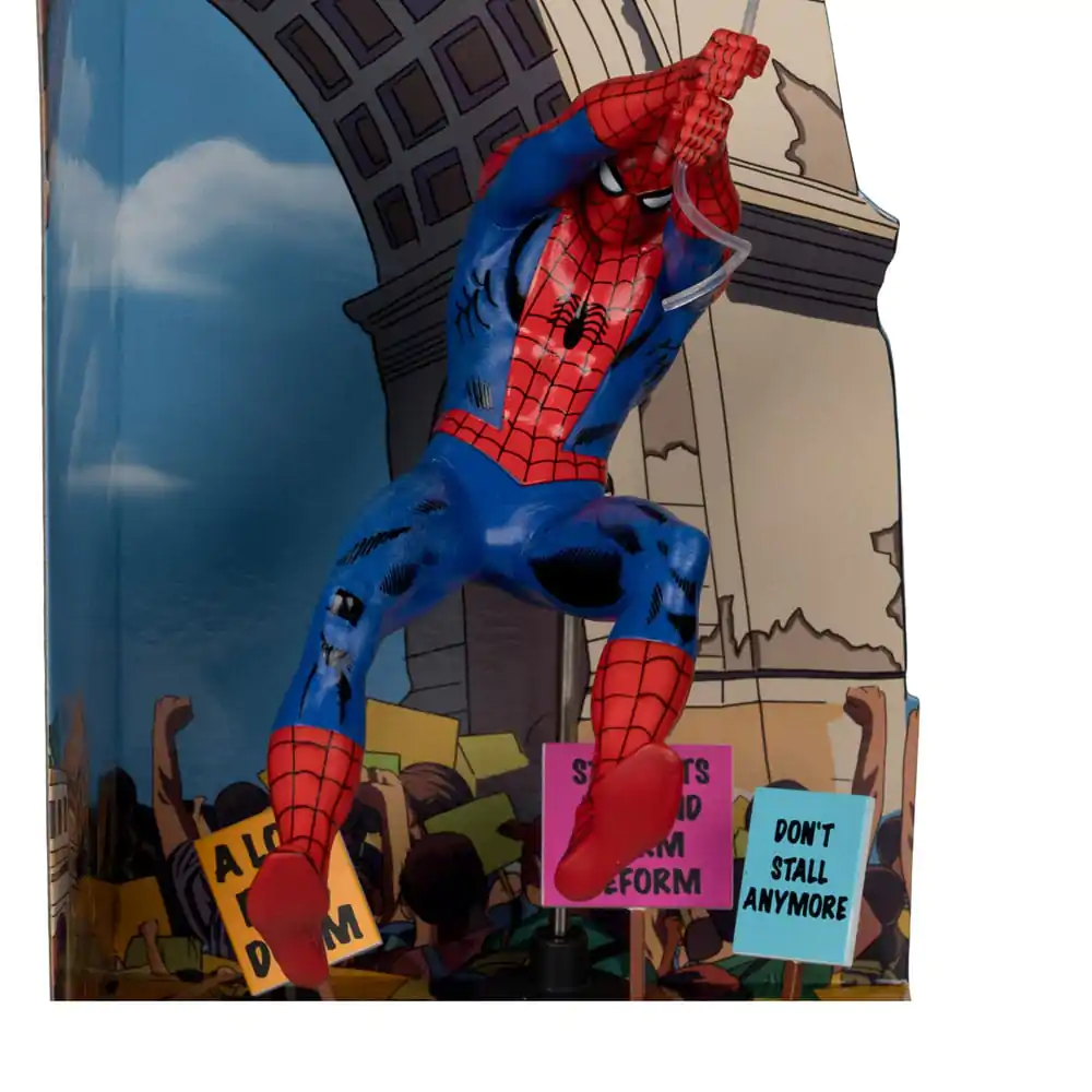 Marvel Collection PVC Statua 1/10 Spider-Man & Scene Gold Label (The Amazing Spider-Man #68) 15 cm fotografija proizvoda