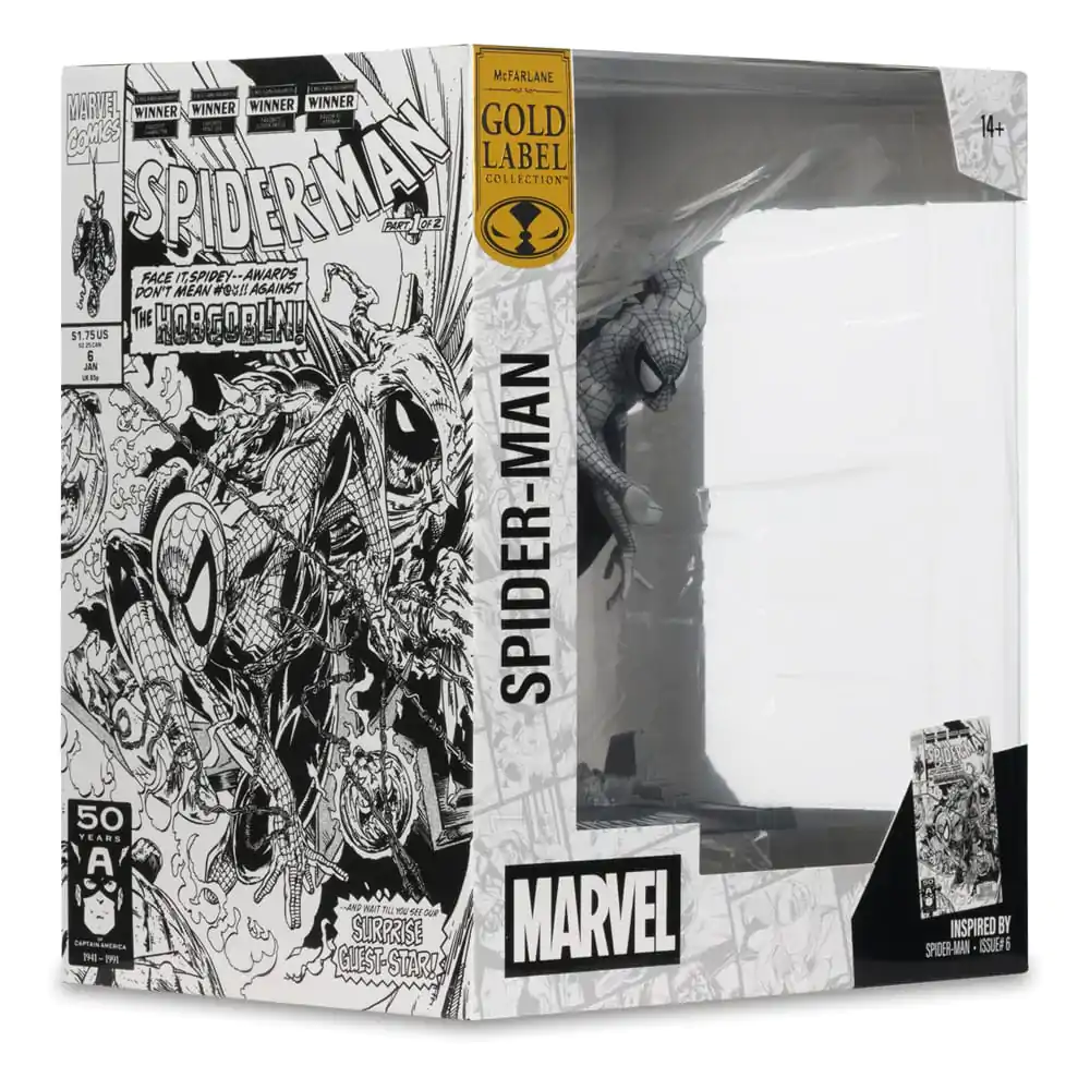 Marvel Collection PVC kip 1/10 Spider-Man (Spider-Man #6)(Line Art)(Gold Label) 10 cm fotografija proizvoda
