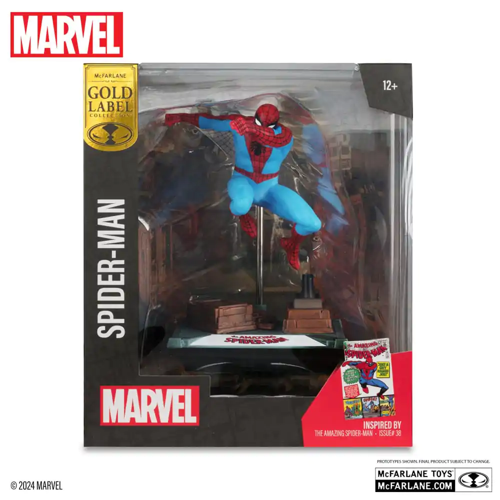 Marvel Collection PVC Kip 1/10 Spider-Man (The Amazing Spider-Man #38) (Gold Label) 15 cm fotografija proizvoda