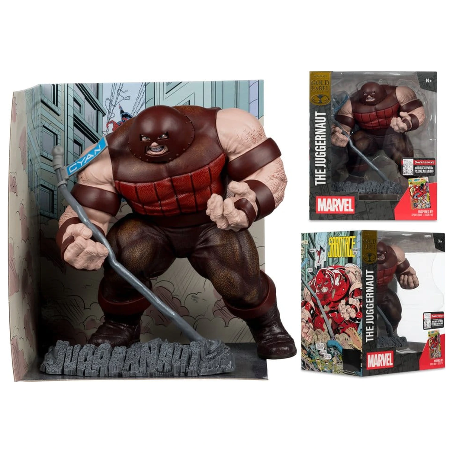 Marvel Collection PVC kip 1/10 The Juggernaut (Spider-Man #16) Gold Label 17 cm fotografija proizvoda