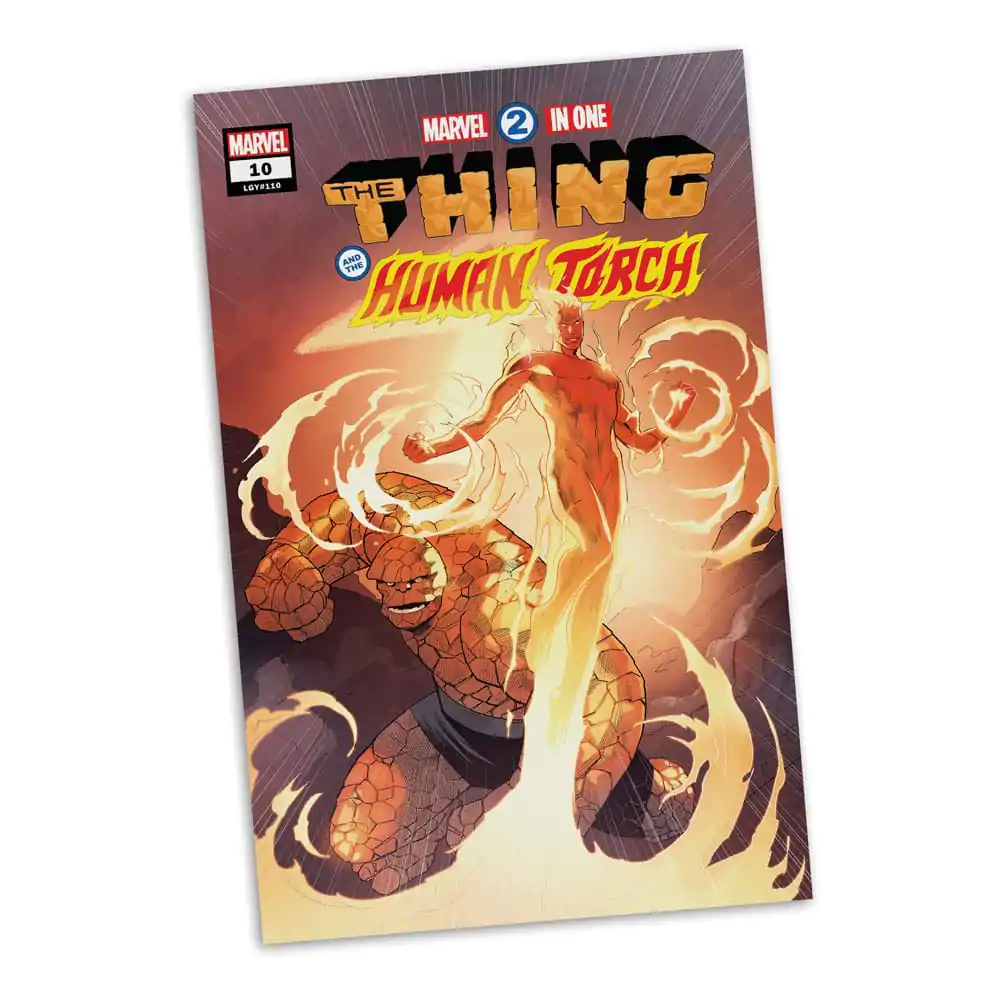 Marvel Kolekcija PVC Statua 1/6 Human Torch (Marvel 2 in 1 #10) 29 cm fotografija proizvoda