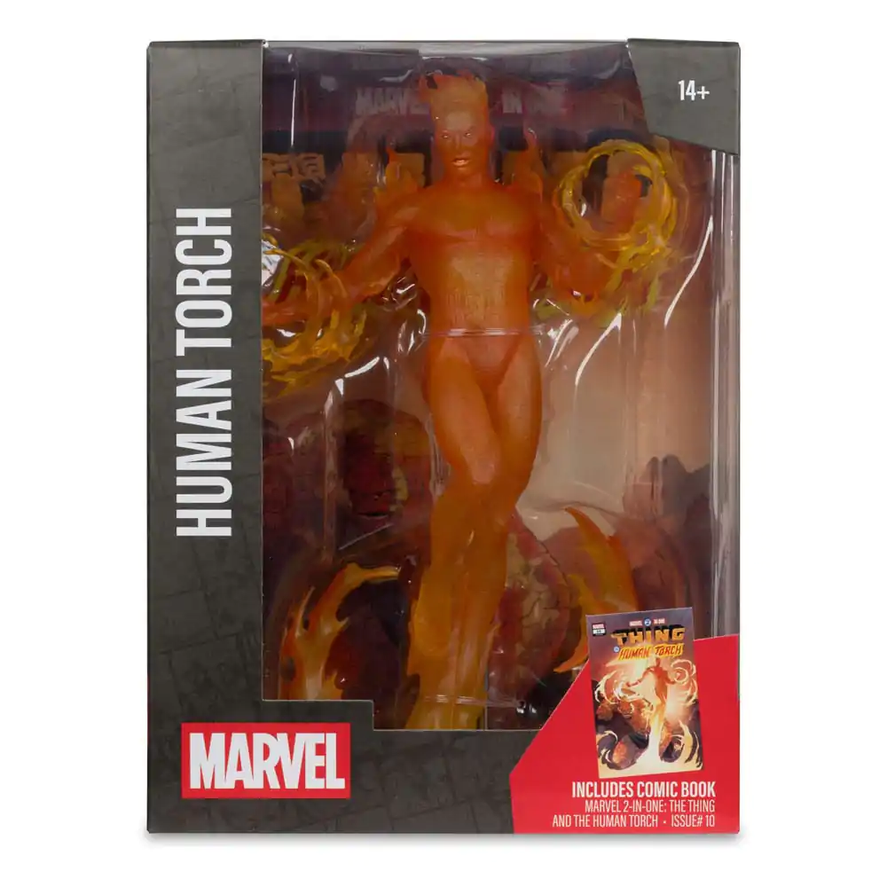 Marvel Kolekcija PVC Statua 1/6 Human Torch (Marvel 2 in 1 #10) 29 cm fotografija proizvoda