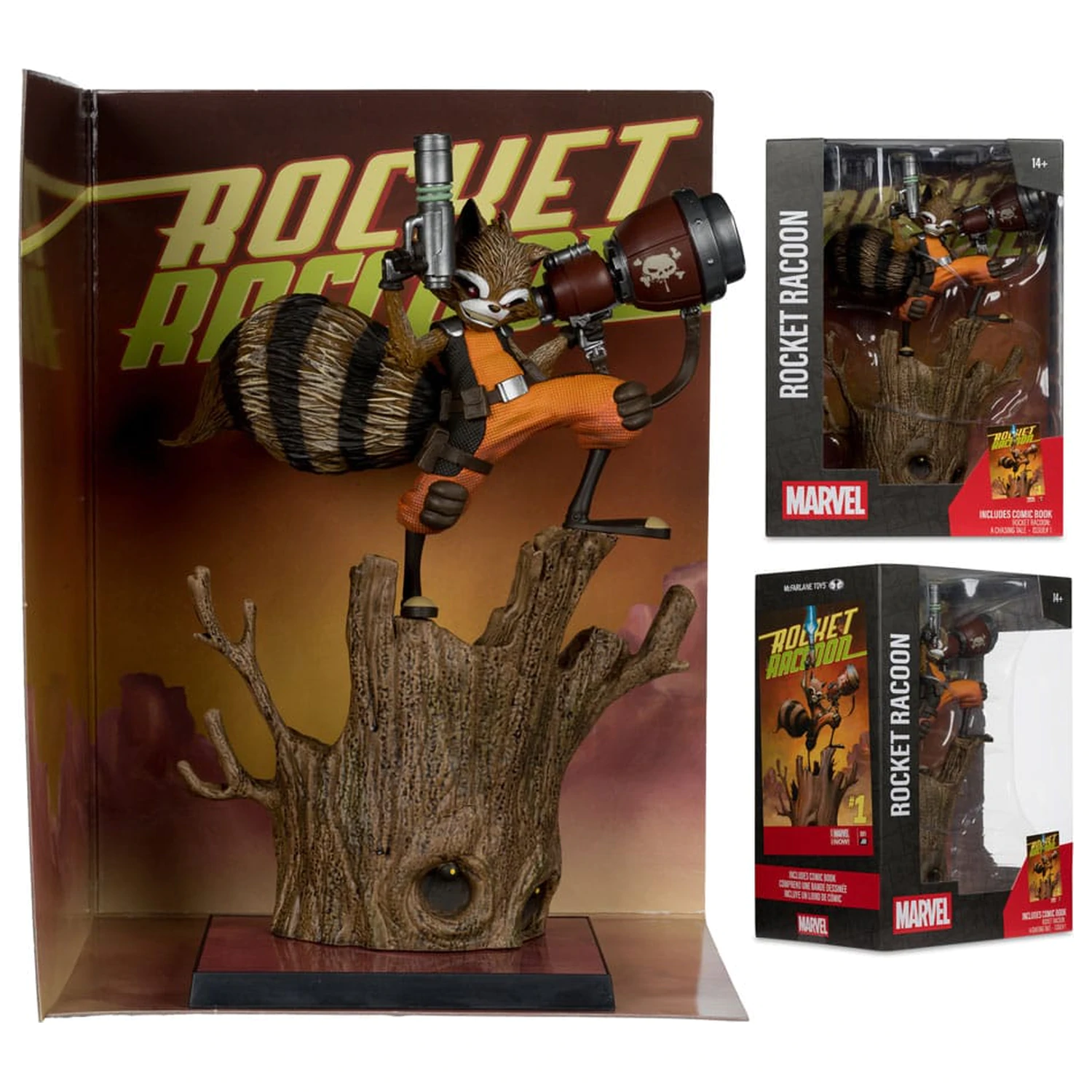 Marvel Collection PVC Kip 1/6 Rocket Racoon (Rocket Racoon: A Chasing Tale #1) 18 cm fotografija proizvoda