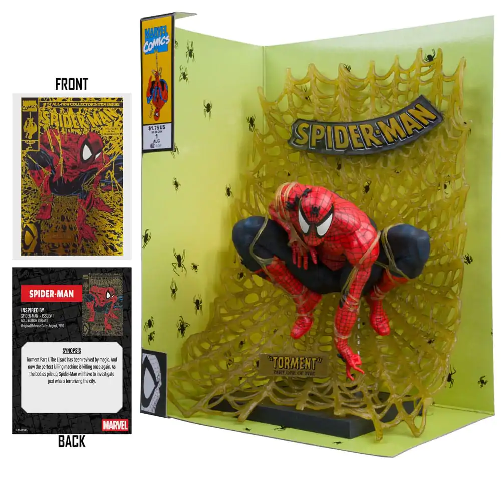 Marvel Collection PVC Kip 1/6 Spider-Man (Spider-Man # 1) (Gold Edition) (Gold Label) 15 cm fotografija proizvoda