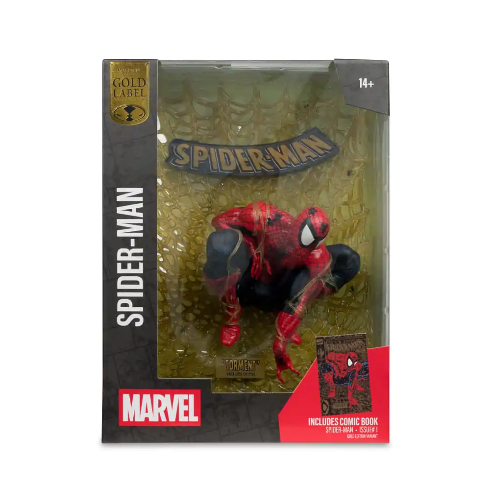 Marvel Collection PVC Kip 1/6 Spider-Man (Spider-Man # 1) (Gold Edition) (Gold Label) 15 cm fotografija proizvoda