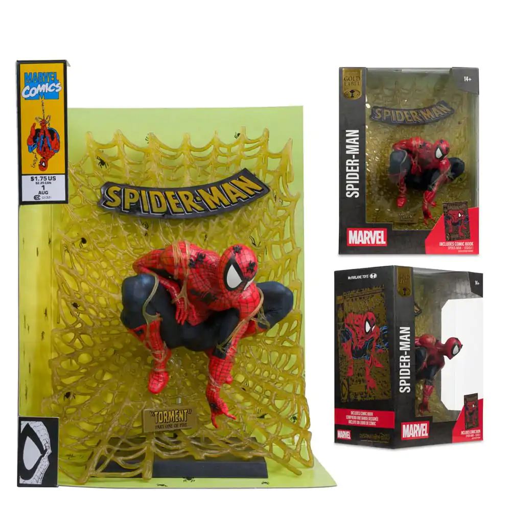 Marvel Collection PVC Kip 1/6 Spider-Man (Spider-Man # 1) (Gold Edition) (Gold Label) 15 cm fotografija proizvoda