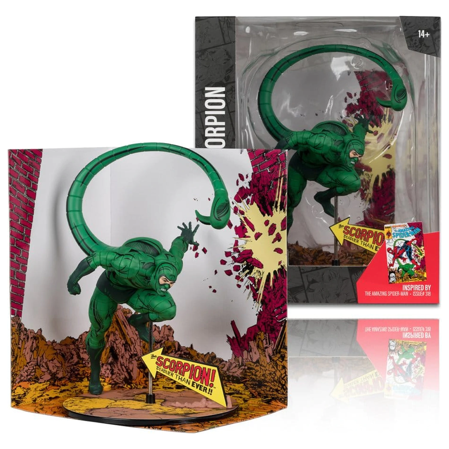 Marvel Collection PVC Figura 1/10 Scorpion (The Amazing Spider-Man #318) 17 cm fotografija proizvoda