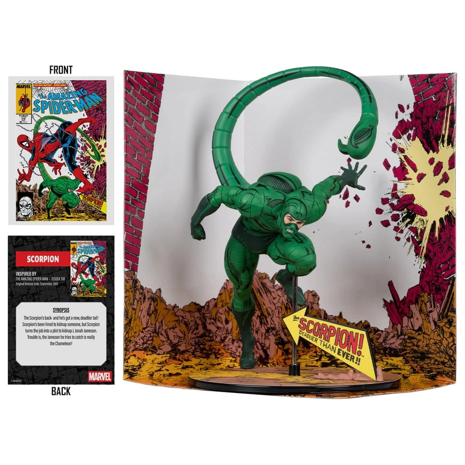 Marvel Collection PVC Figura 1/10 Scorpion (The Amazing Spider-Man #318) 17 cm fotografija proizvoda