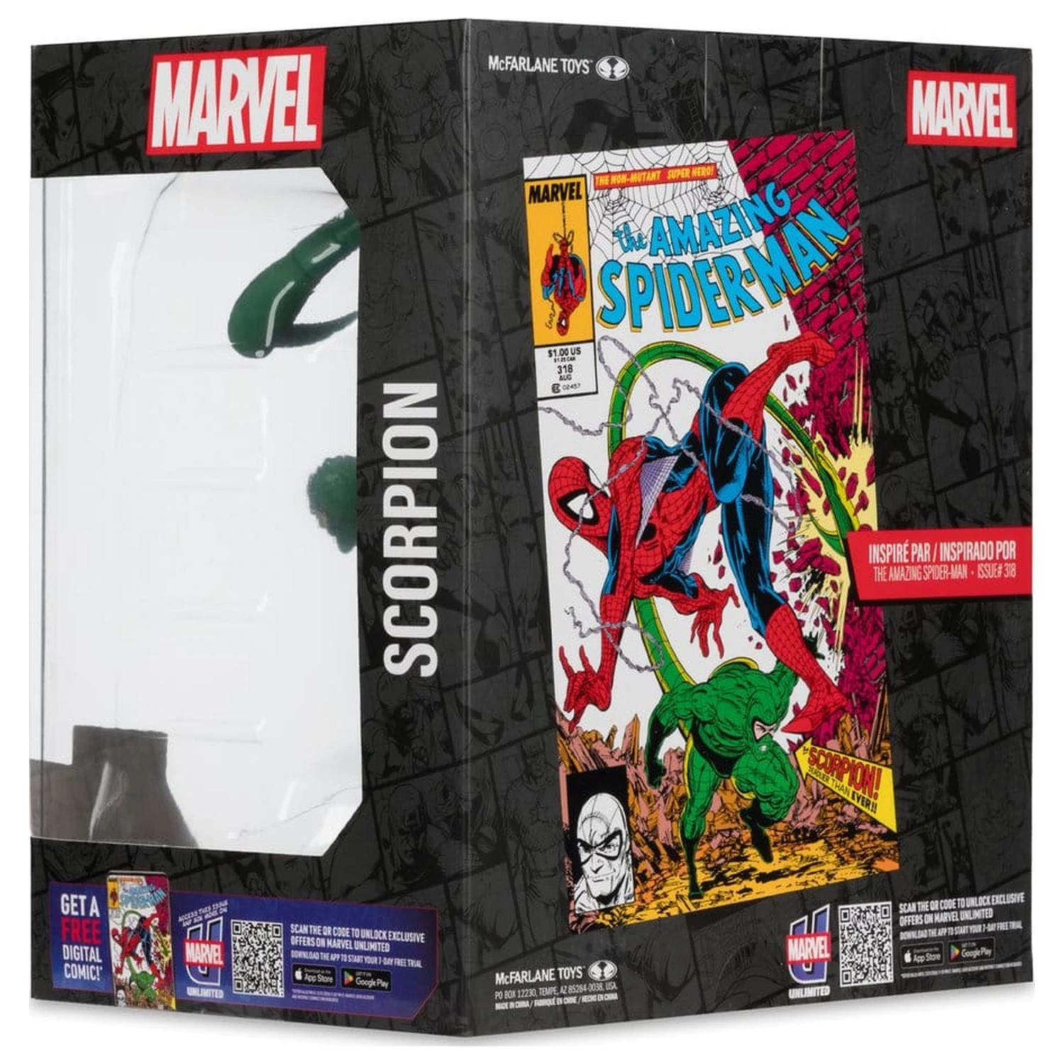 Marvel Collection PVC Figura 1/10 Scorpion (The Amazing Spider-Man #318) 17 cm fotografija proizvoda
