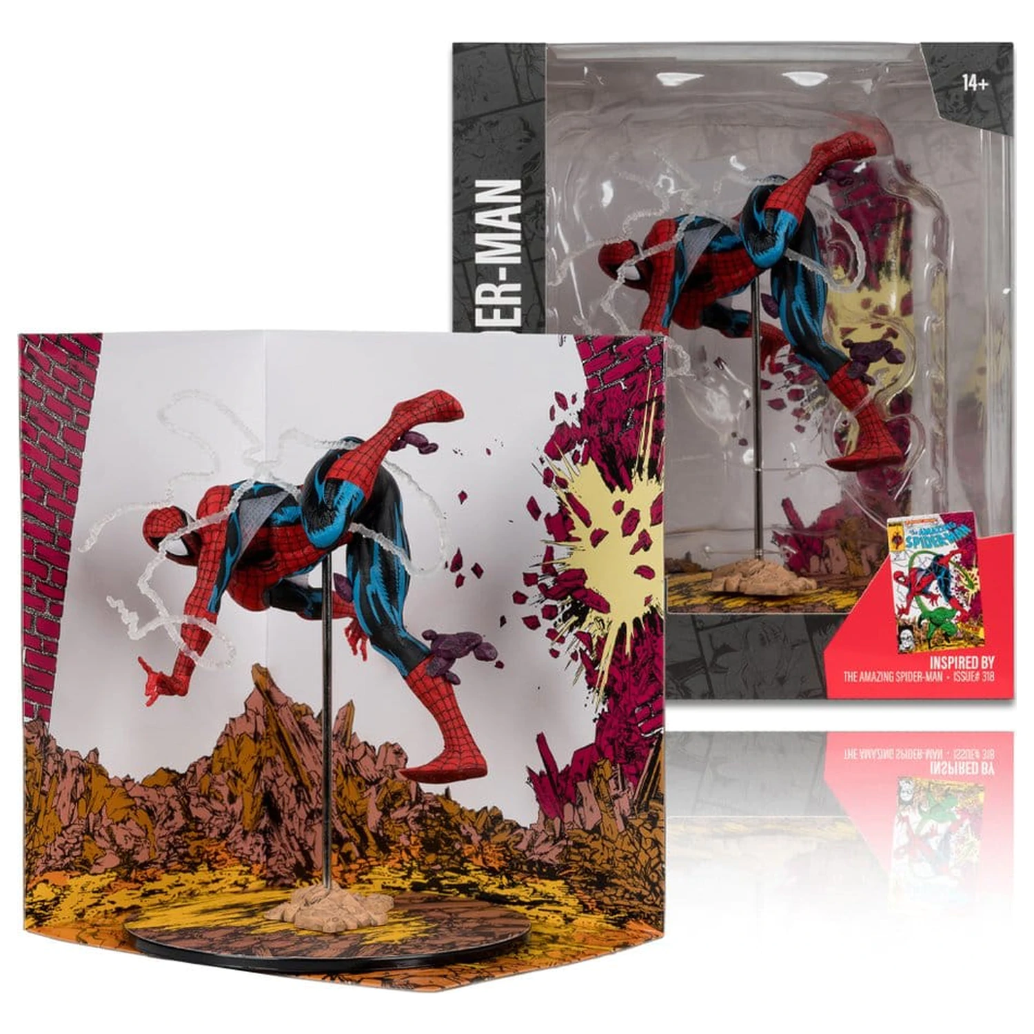 Marvel kolekcija PVC figura 1/10 Spider-Man (The Amazing Spider-Man #318) 17 cm fotografija proizvoda