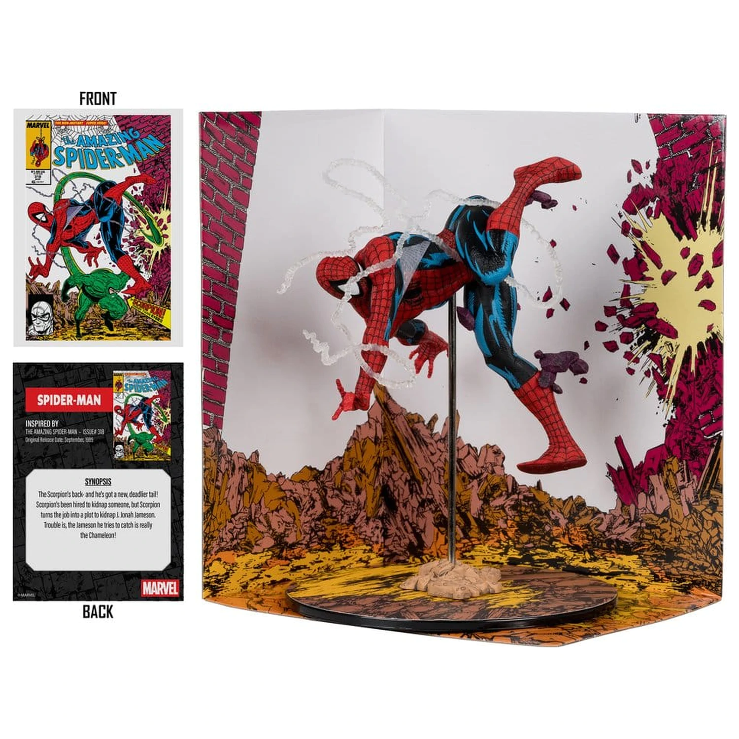 Marvel kolekcija PVC figura 1/10 Spider-Man (The Amazing Spider-Man #318) 17 cm fotografija proizvoda