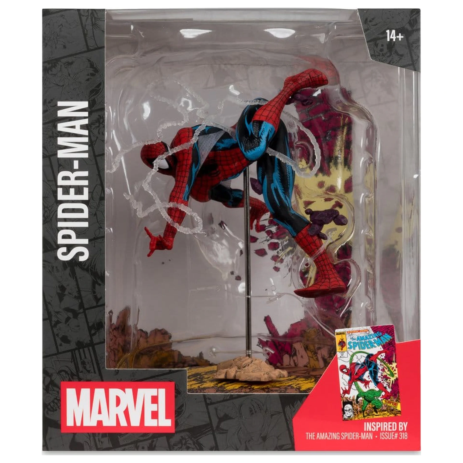 Marvel kolekcija PVC figura 1/10 Spider-Man (The Amazing Spider-Man #318) 17 cm fotografija proizvoda
