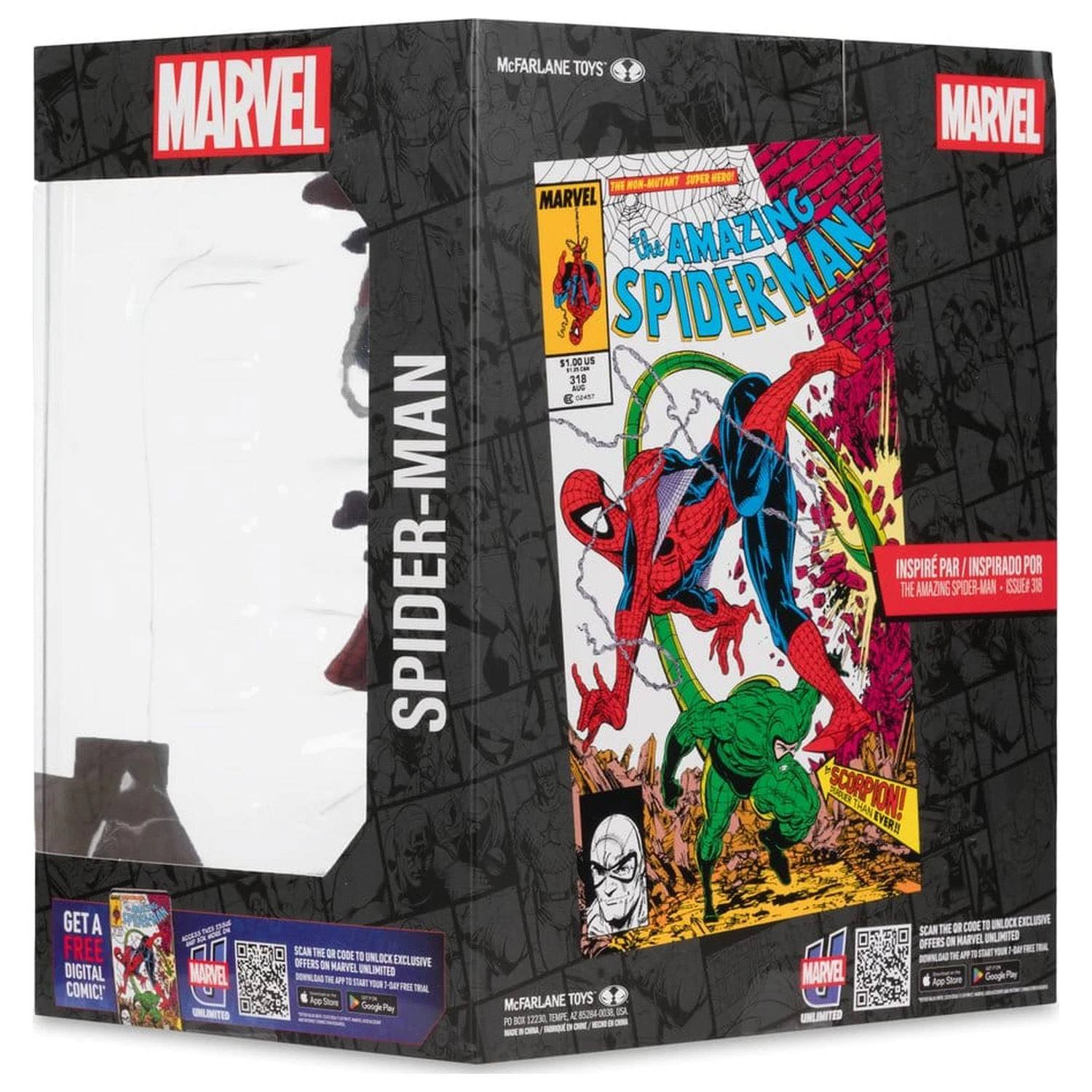 Marvel kolekcija PVC figura 1/10 Spider-Man (The Amazing Spider-Man #318) 17 cm fotografija proizvoda