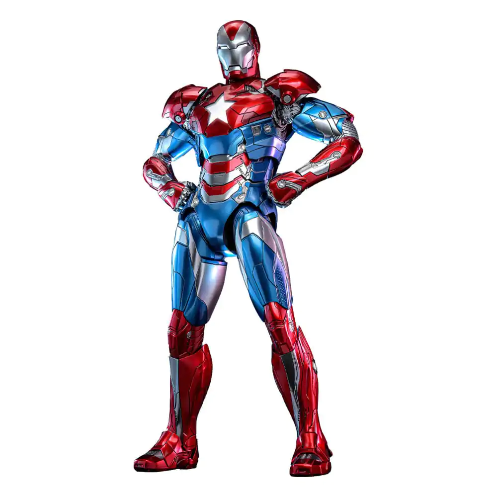 Marvel Comic Diecast Masterpiece akcijska figura 1/6 Iron Patriot Hot Toys Exclusive 32 cm fotografija proizvoda