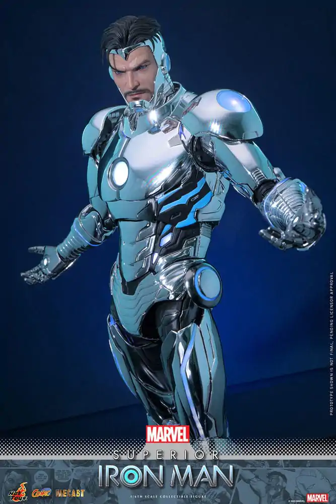 Marvel Comic Diecast Masterpiece Action figura 1/6 Superior Iron Man 32 cm fotografija proizvoda