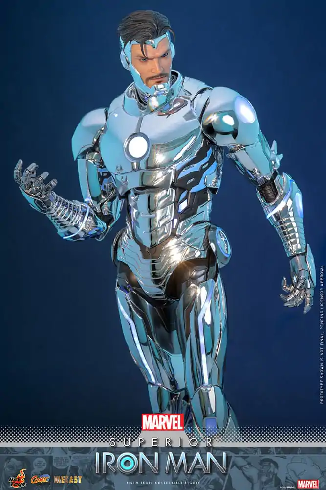Marvel Comic Diecast Masterpiece Action figura 1/6 Superior Iron Man 32 cm fotografija proizvoda