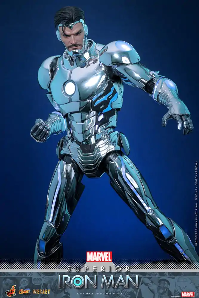 Marvel Comic Diecast Masterpiece Action figura 1/6 Superior Iron Man 32 cm fotografija proizvoda
