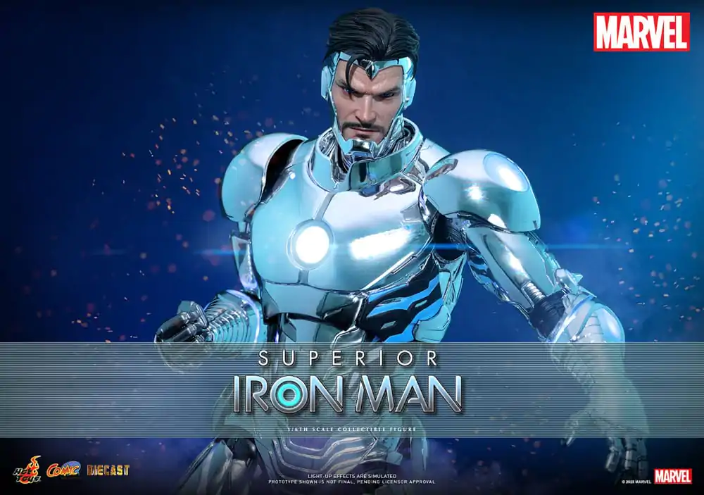 Marvel Comic Diecast Masterpiece Action figura 1/6 Superior Iron Man 32 cm fotografija proizvoda